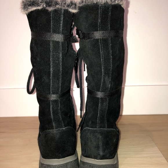 Tall Sketcher Suede Winter Boot - Picture 2 of 9